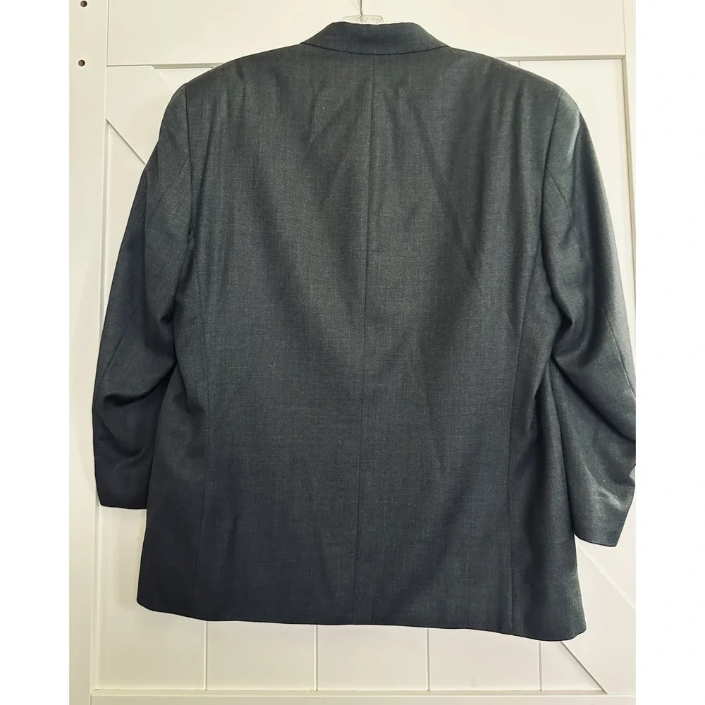 Lauren Ralph‎ Lauren Men's Dark Gray Wool Cashmere Blend Blazer Size 42S